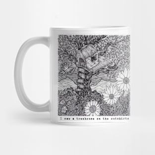 REM Driver 8 - "I saw a Treehouse on the Outskirts of the Farm" Mug